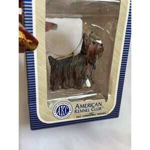 American Kennel Club AKC Yorkshire Terrier Dog Ornament 2004 Trevco